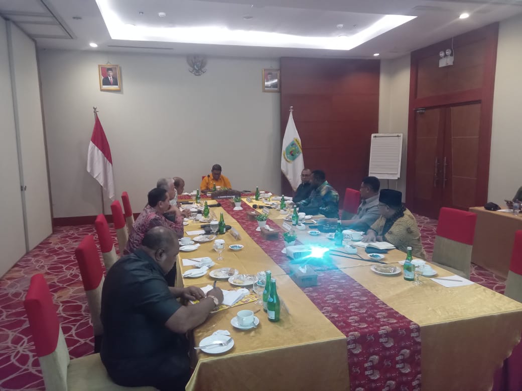 Gelar Rapat Bersama Forkopimda, Pj. Gubernur Ali Baham Kemukakan Persiapan Pemilu Dan Sambut HUT PI Ke 169