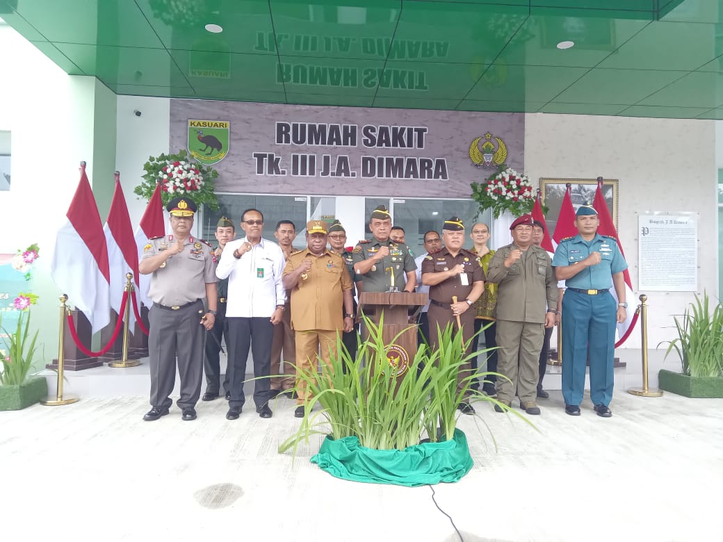 Pj. Gubernur Ali Baham Hadiri Dan Ikuti Virtual Peresmiam RSPPN RI Dan Rumah Sakit TNI di Daerah oleh Presiden Jokowi