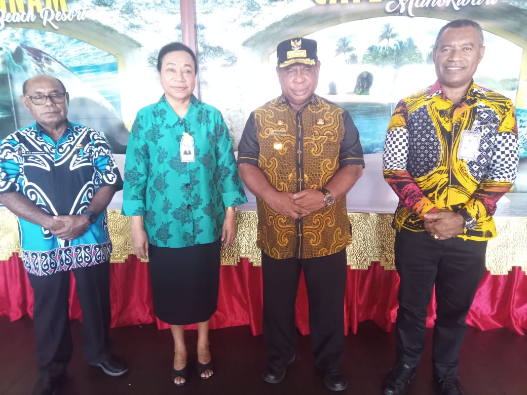 Pj. Gubernur Ali Baham Dan Manajemen Bank Papua Bertemu Bahas Persiapan Rups Di Manokwari