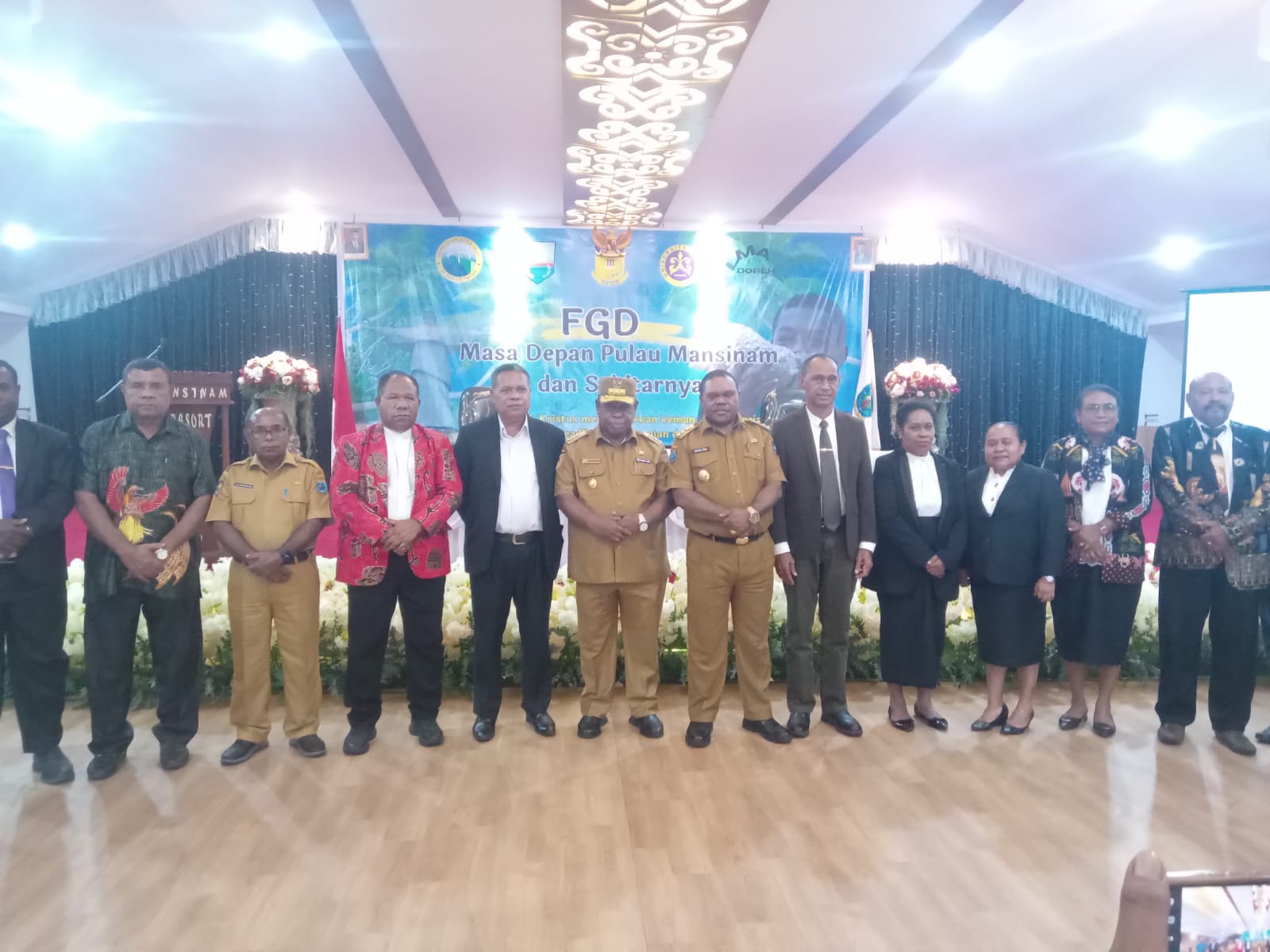 Hadiri FGD Masa Depan Pulau Mansinam, Pj. Gubernur Ali Baham Harap Ada Proteksi Dan Jadikan Mansinam Sebagai Kawasan Khusus