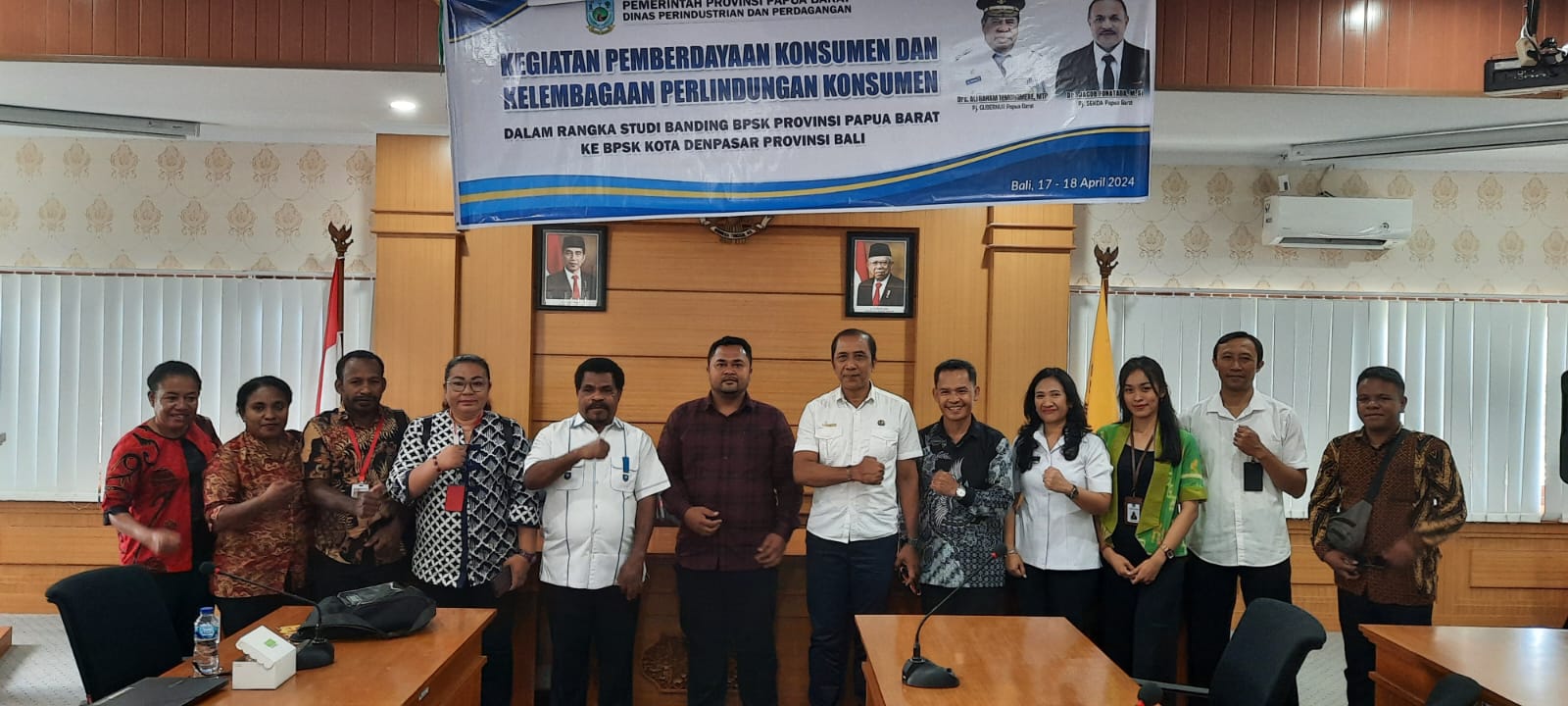 Tingkatkan Kompetensi, Anggota BPSK Papua Barat Terpilih Periode 2024-2029 Studi Banding di Bali