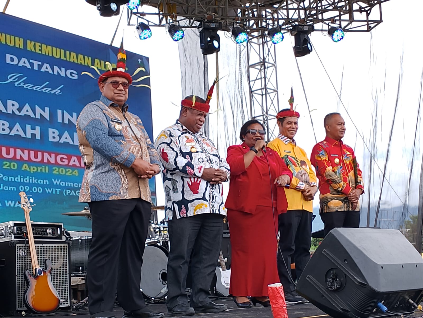 Enam Pj. Gubernur Se-Tanah Papua Hadiri HUT PI Ke 70 Tahun Di Lembah Baliem, Ikrarkan Satu Kesatuan dalam Membangun