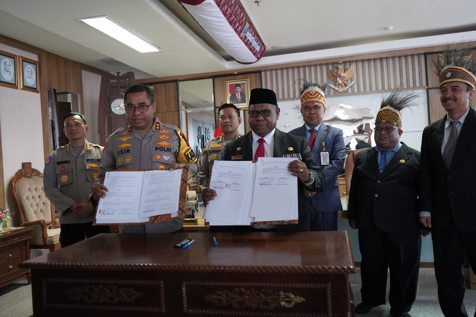 Pemprov Papua Barat Hibahkan 75 Miliar Anggaran Pengamanan Pilkada 2024 Bagi Polda Papua Barat