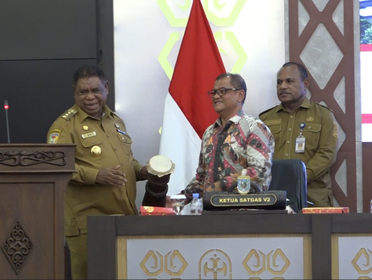 Membuka Rakor Pencegahan Korupsi Di Papua Barat, Pj. Gubernur ABT : KPK Tindak Pelaku Korupsi Dan Beri Efek Jera