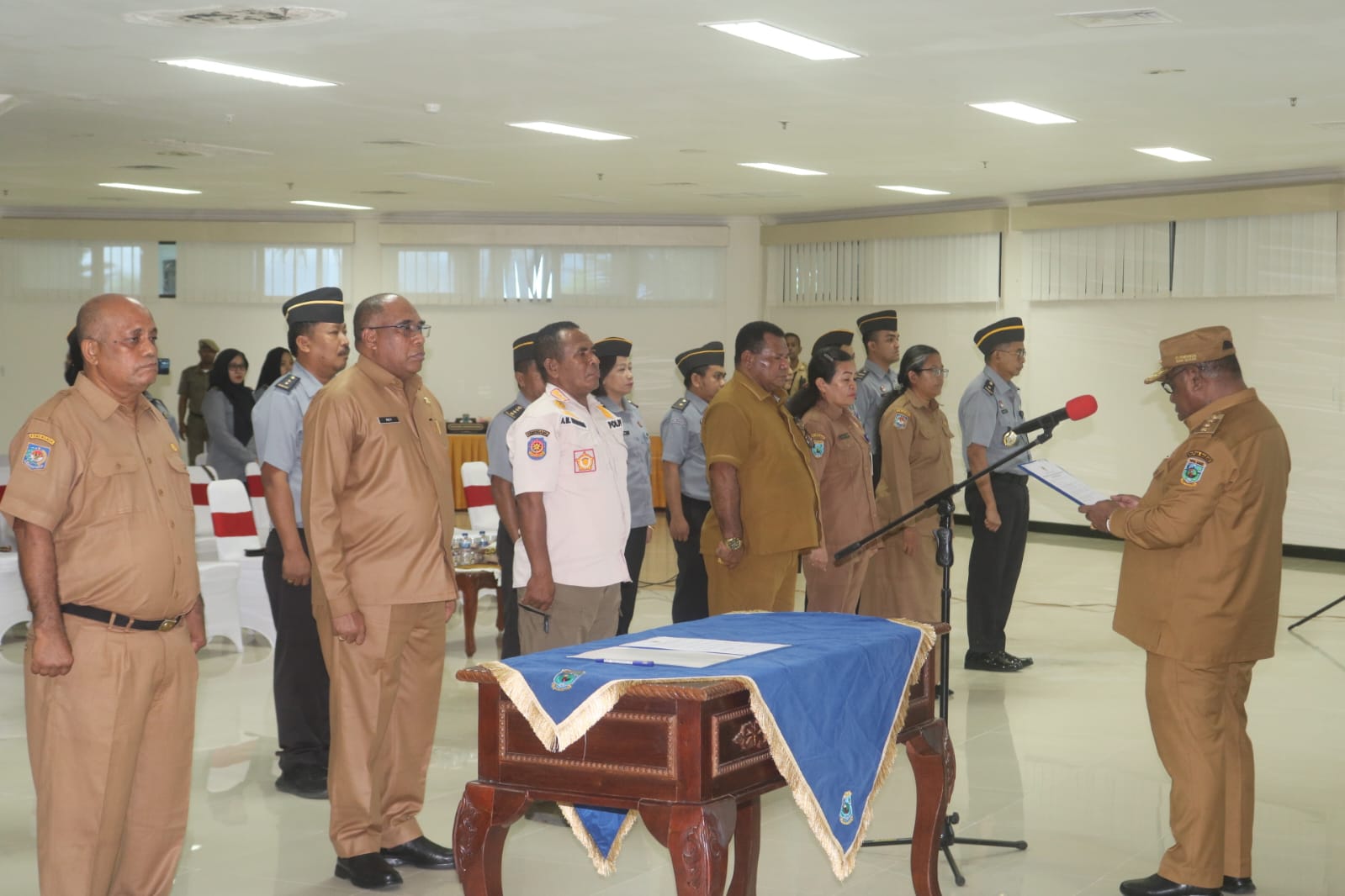 Pj. Gubernur ABT Kukuhkan Anggota GTD-BHAM Papua Barat : Kerja Profesional Berintegritas