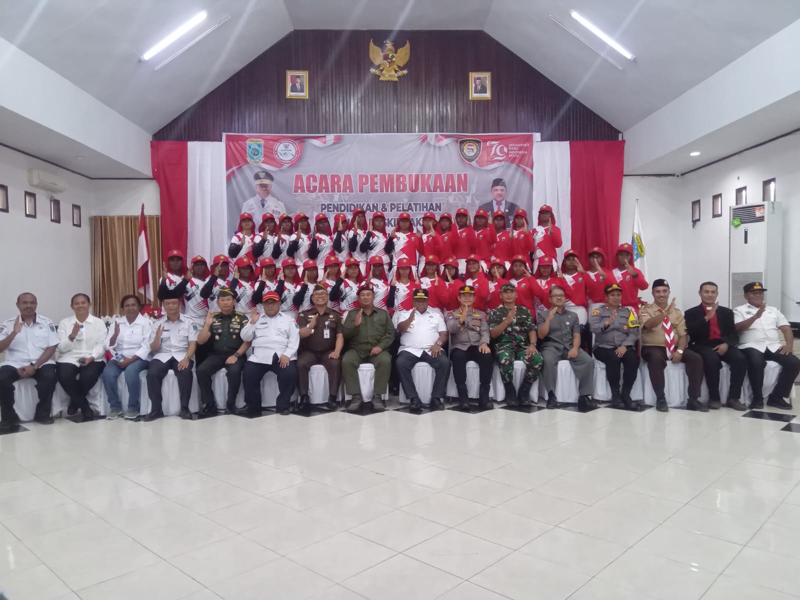 Resmi Membuka Kegiatan Pelatihan Paskibraka 2024, Pj. Gubernur ABT Peringatkan Semangat Perjuangan Kemerdekaan