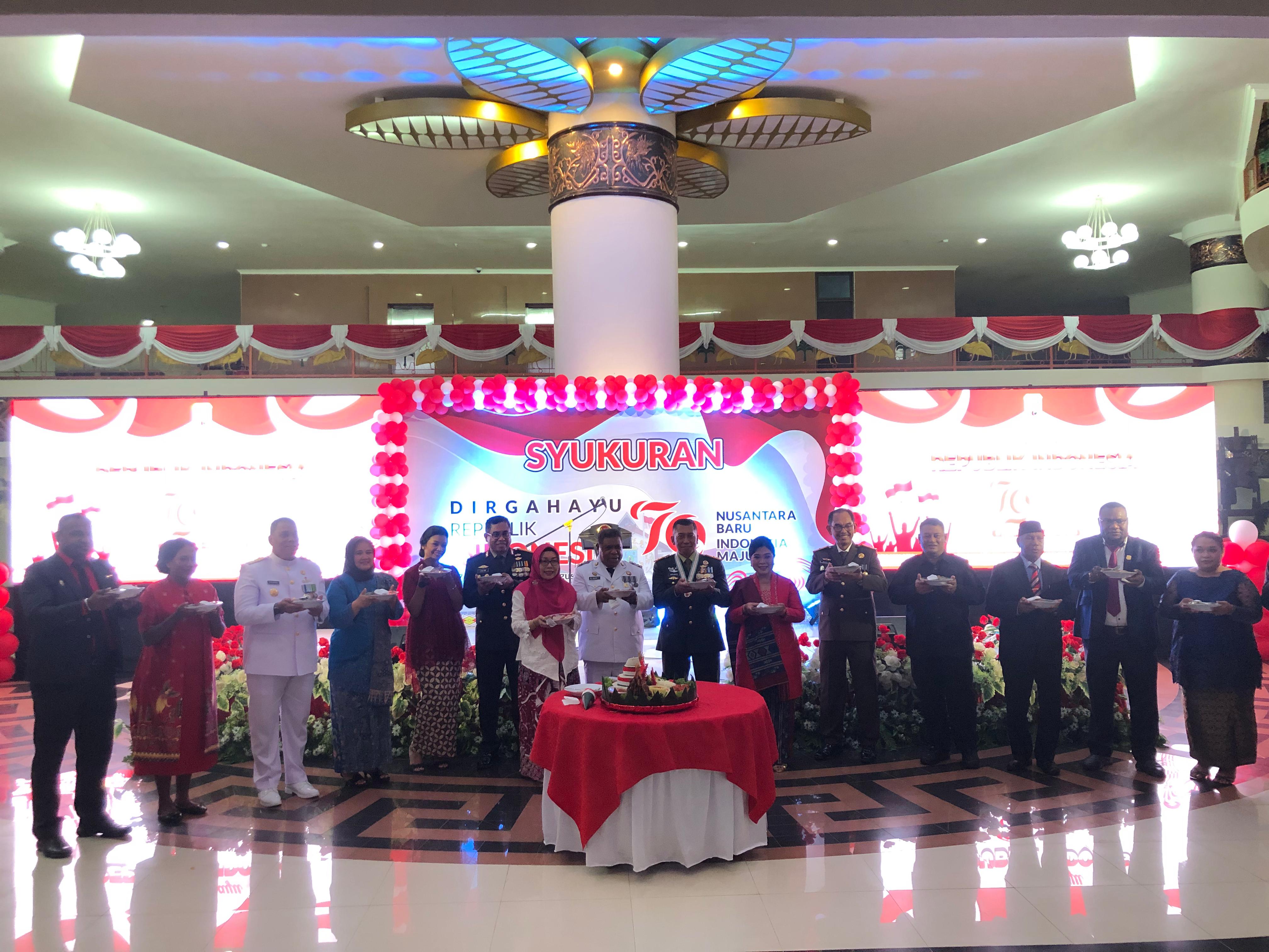 Berlangsung Meriah, Acara Syukuran Tutup Rangkaian HUT RI Ke-79 di Manokwari