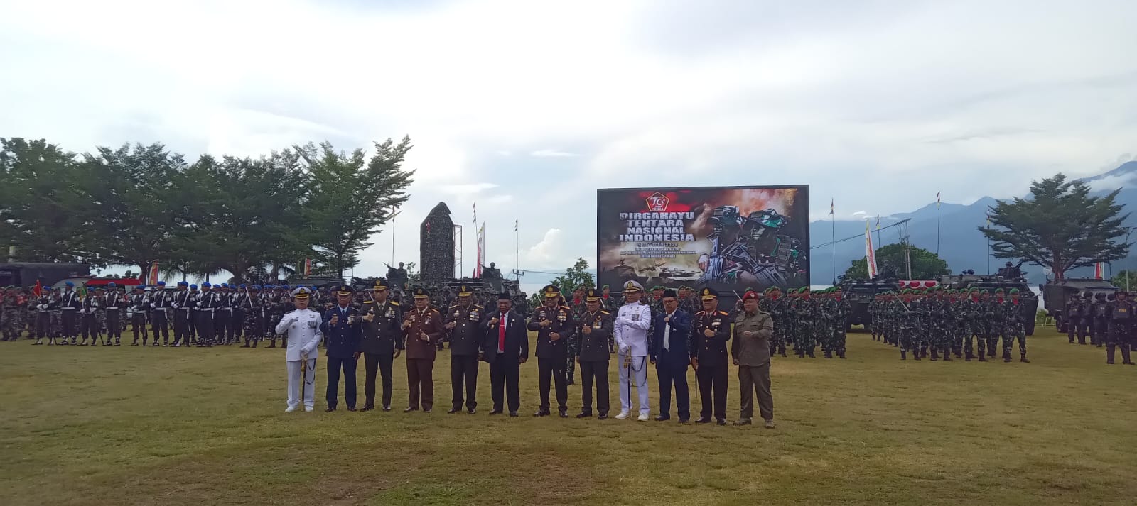 Kodam XVIII Kasuari Gelar Upacara Peringati HUT TNI Ke 79 Tahun 2024