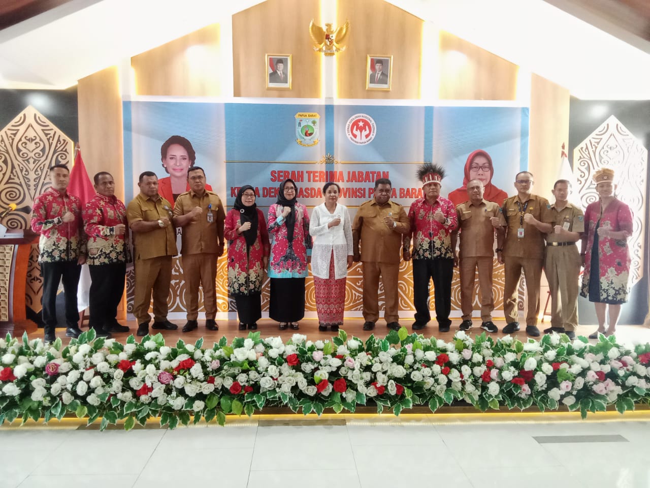 Sertijab Ketua Dekranasda Papua Barat, Dihadiri Sekda Ali Baham : Dekranasda Berperan Penting Meningkatkan Kualitas Hidup
