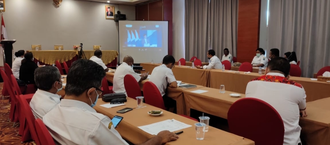 Pemprov Papua Barat Ikut Pembukaan Rakornas Pengadaan Barang/Jasa Pemerintah Secara Virtual