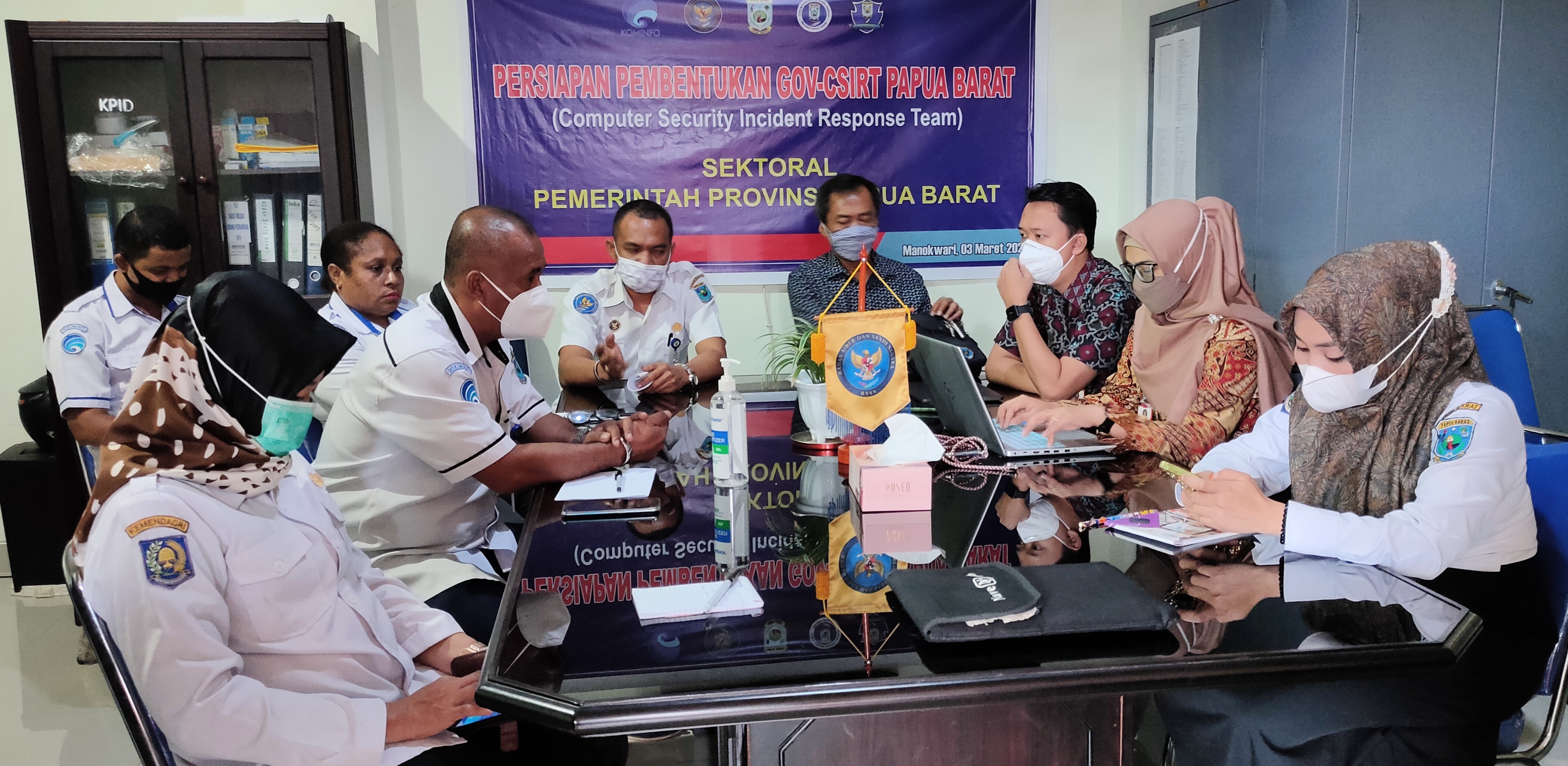 BSSN Pusat Kunjungi Papua Barat Matangkan Rencana Bentuk CSIRT