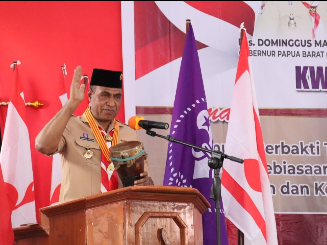 Mohamad Lakotani Buka Rakerda Gerakan Pramuka Papua Barat 2021