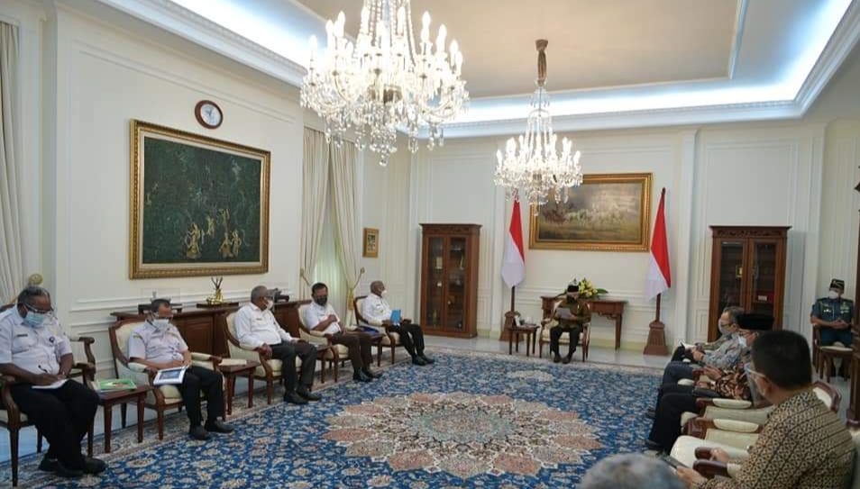 Gubernur Papua Barat Temui Wapres dan Menteri PPN/Bappenas RI