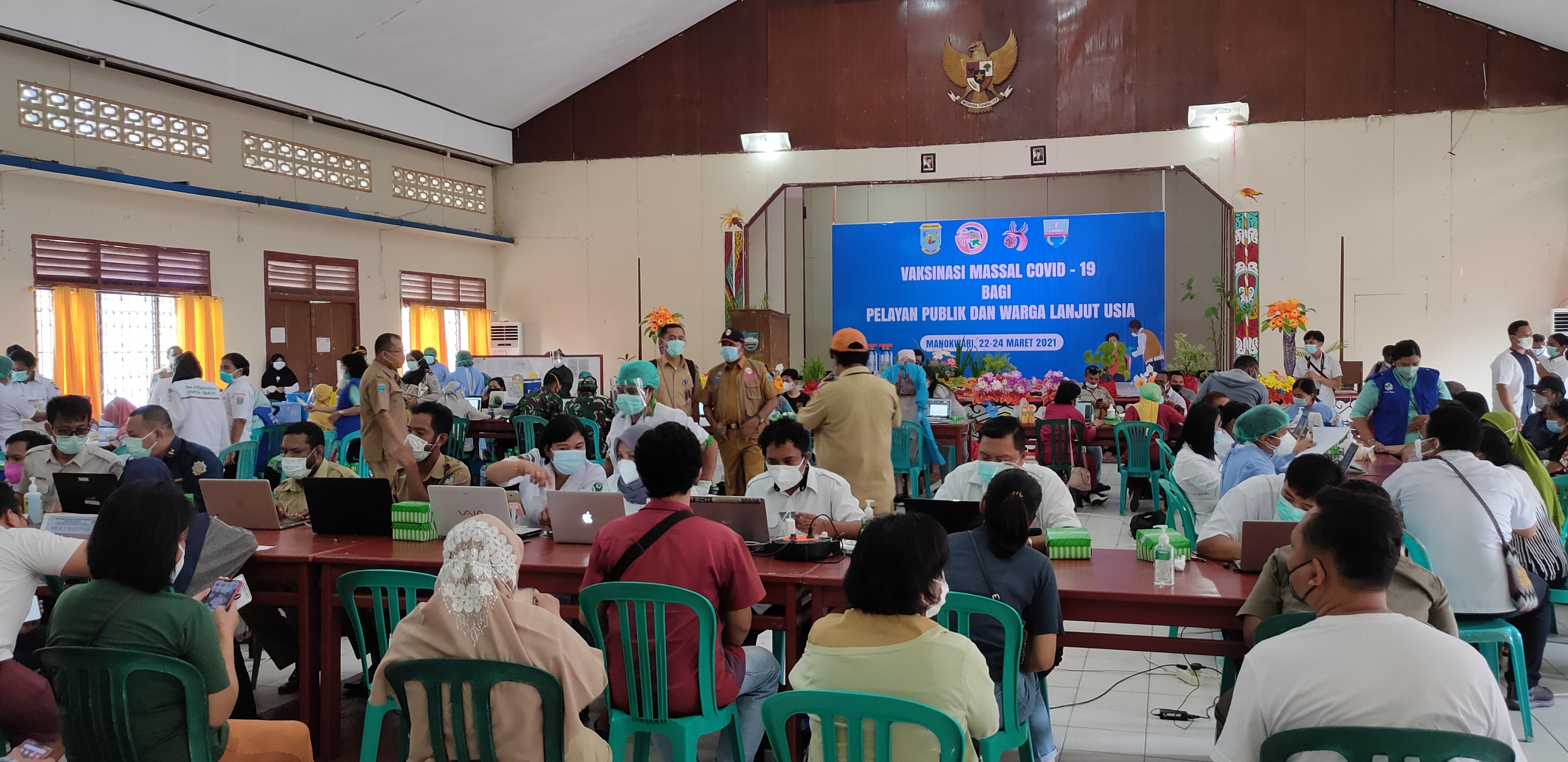 Masyarakat Antusias, Vaksinasi Covid-19 Selama 3 Hari di Manokwari Target 3000 Penerima