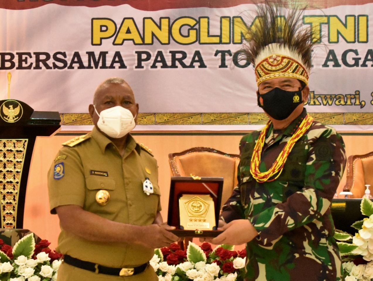 Apresiasi Perhatian Panglima TNI, Gubernur Mandacan Usulkan Penambahan Bintara Otsus TNI AL dan TNI AU