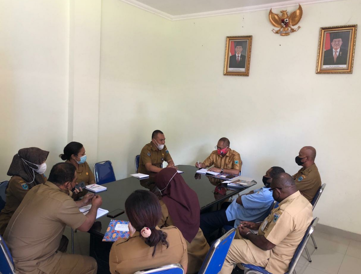 Diskominfo Persandian & Statistik Rapat Internal Persiapan Launching CSIRT Papua Barat