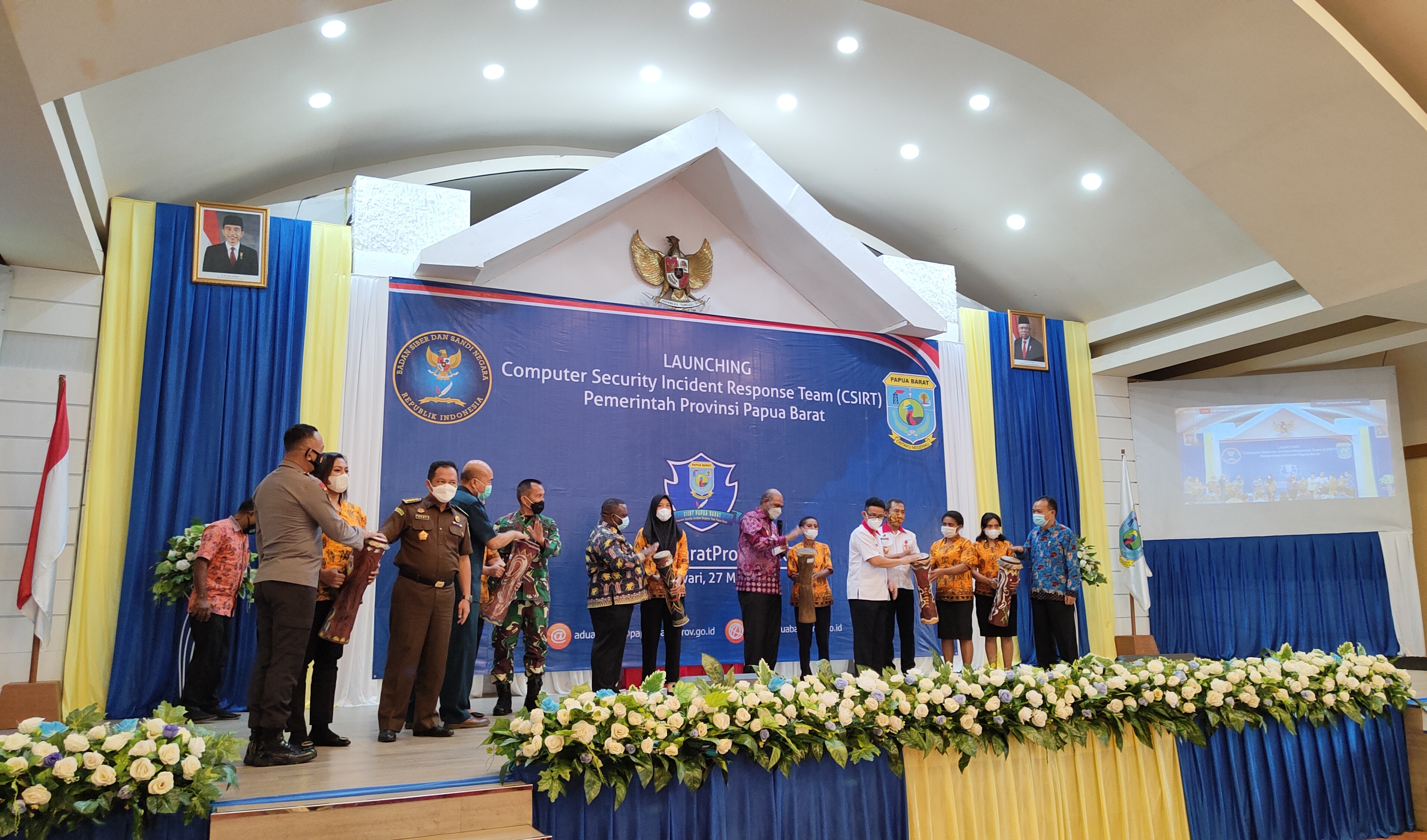 Wakil Gubernur Lakotani Launching PapuabaratProv-CSIRT, Amankan Data dan Informasi Pemerintah Dari Serangan Siber