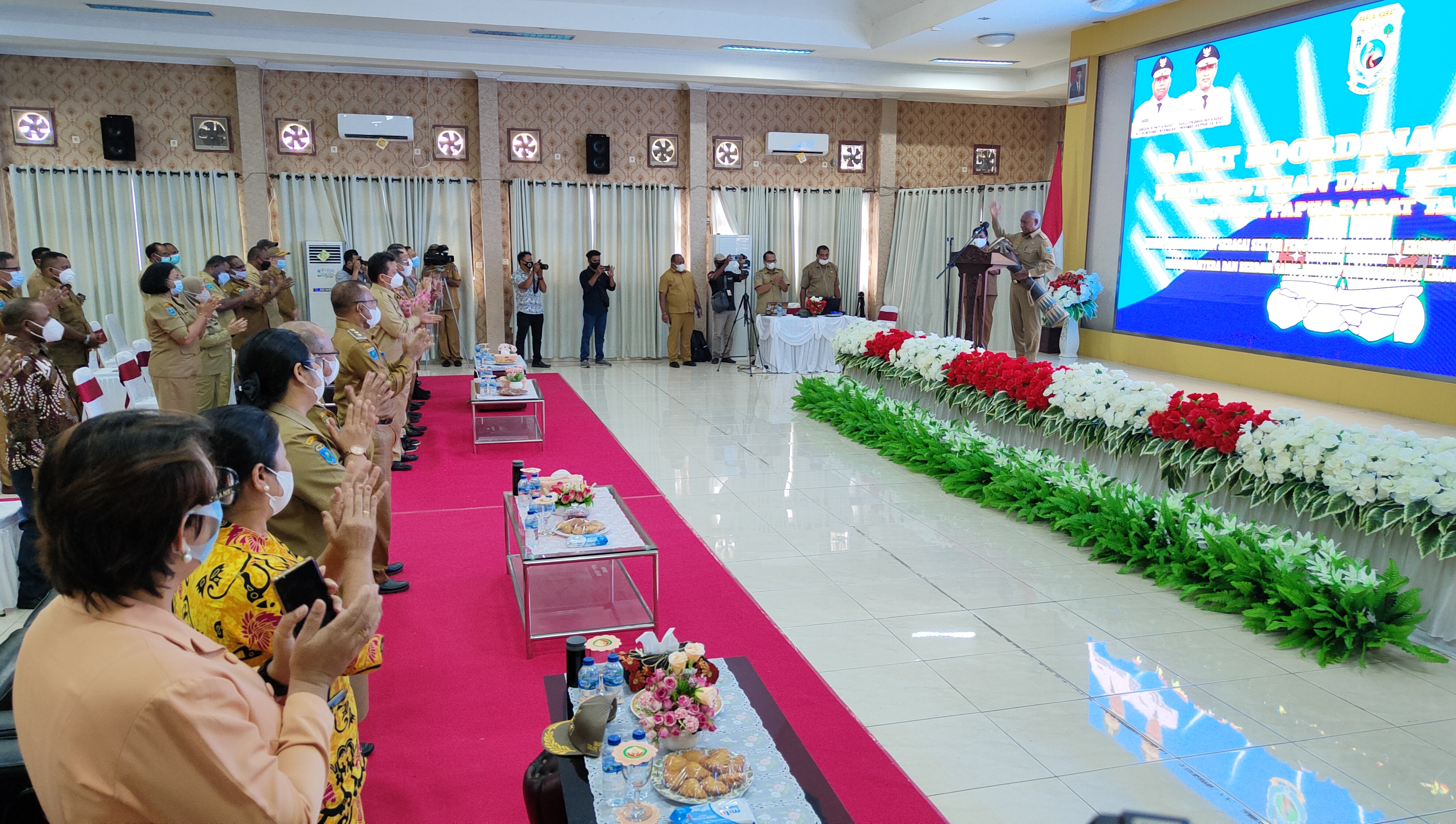 Gubernur Dominggus Mandacan Buka Rakornis Perindag PB,  Percepatan Ekonomi Prioritas