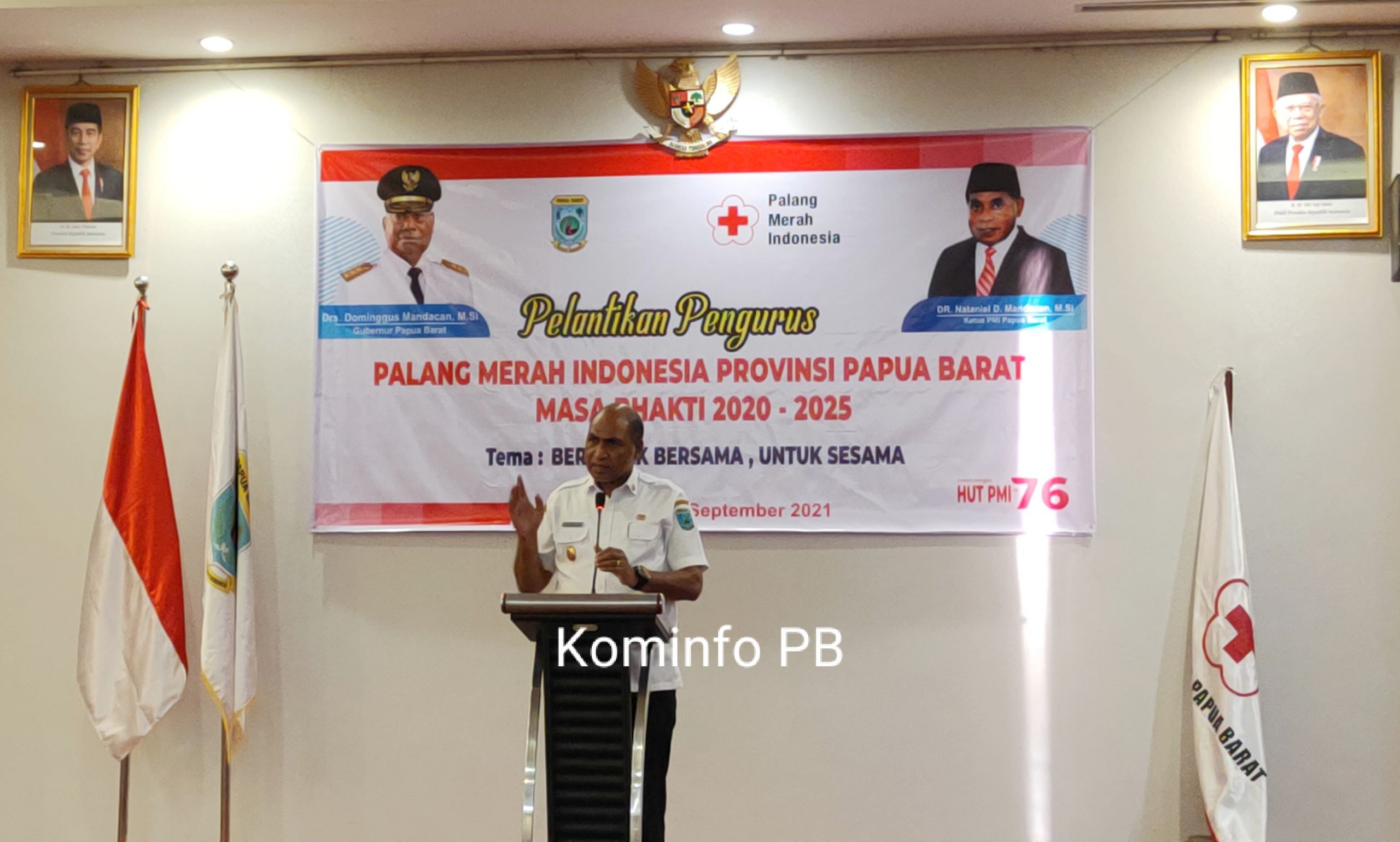 Penurunan Kasus Aktif, Wagub Papua Barat Serukan Taat Protkes dan Ikut Vaksin