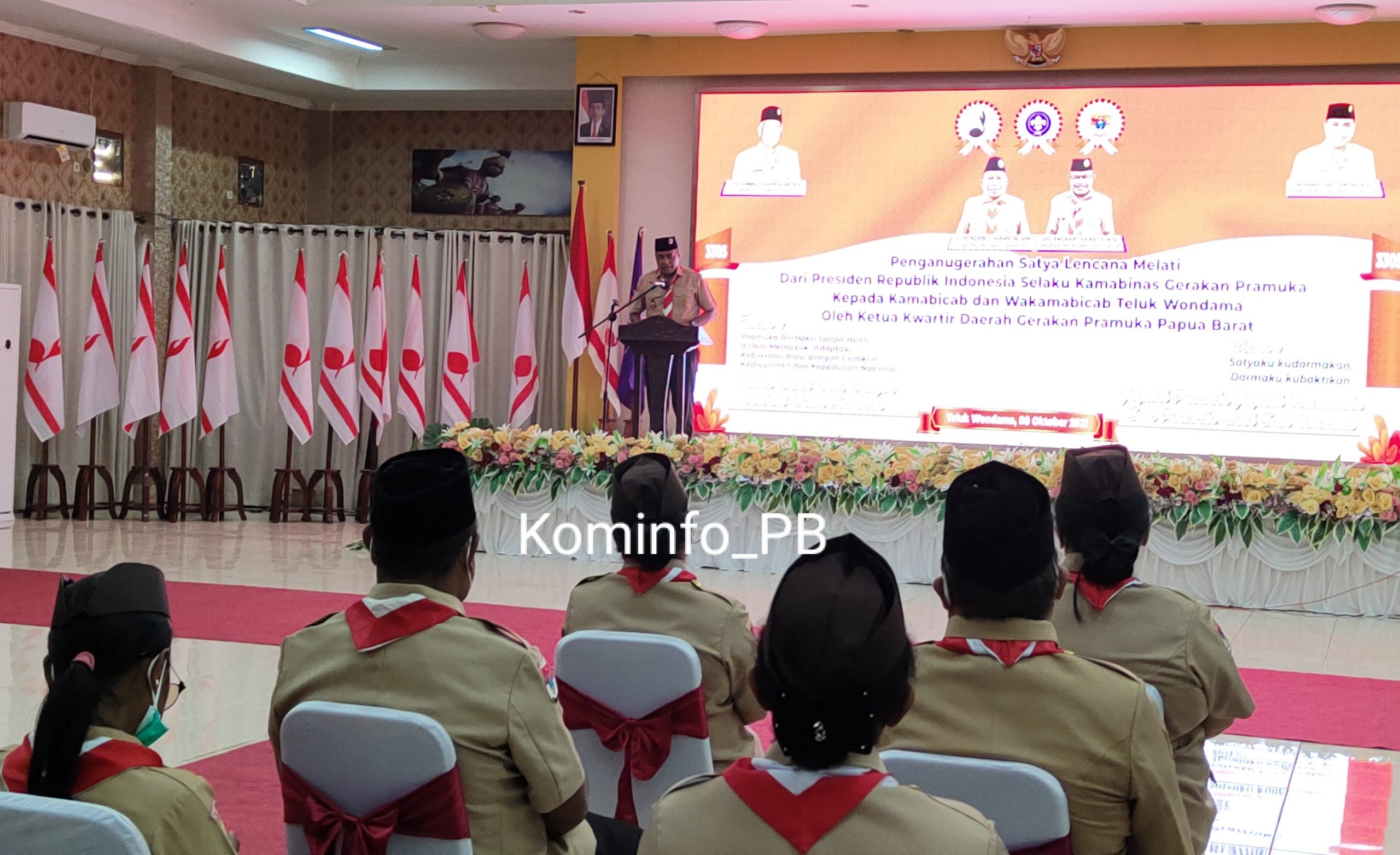 Ka.Kwarda Papua Barat : Pramuka Dukung Pemerintah Sukseskan Vaksin dan Taat Prokes Covid-19