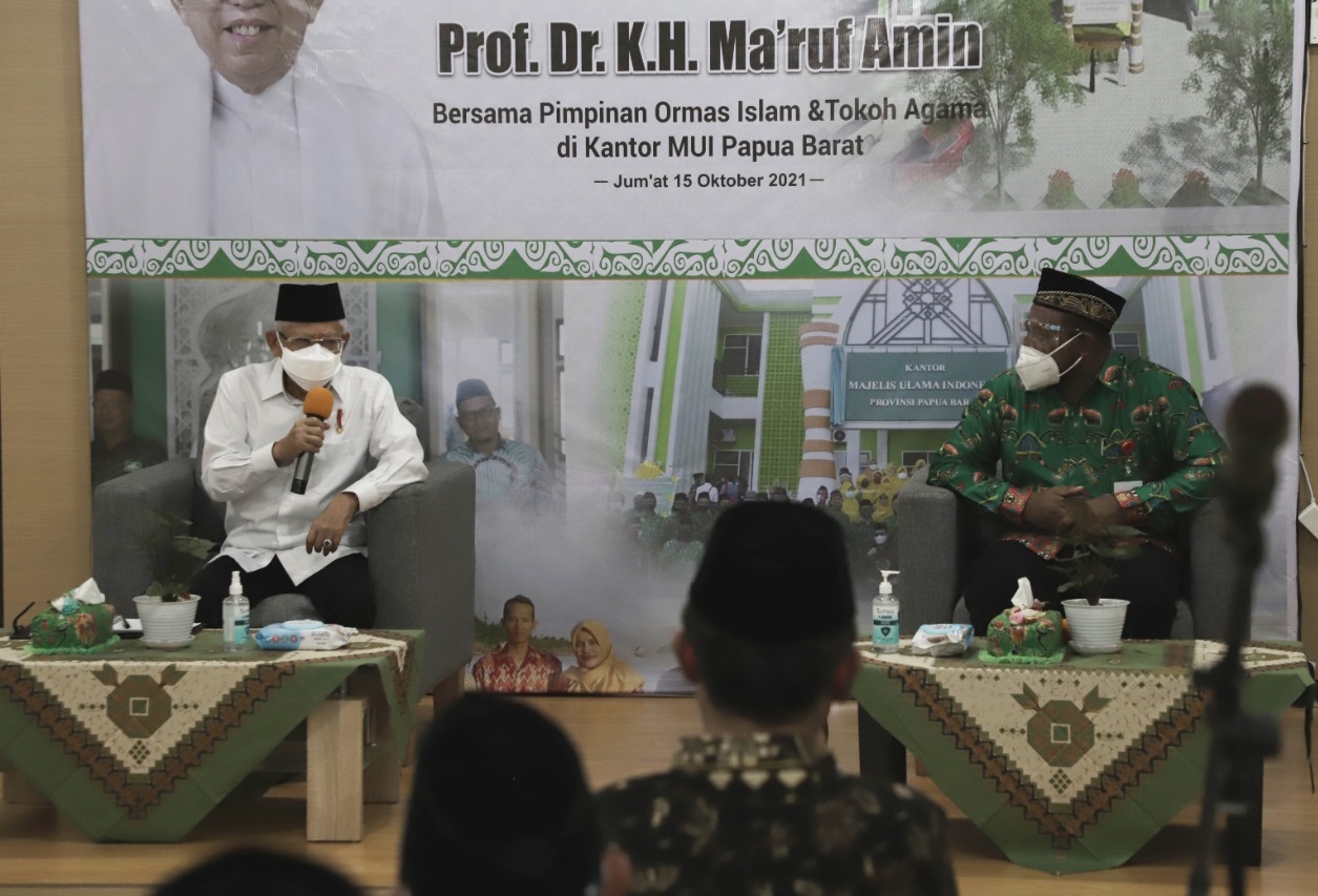 Wapres Sampaikan Terimakasih Papua Barat Junjung Toleransi Umat Beragama