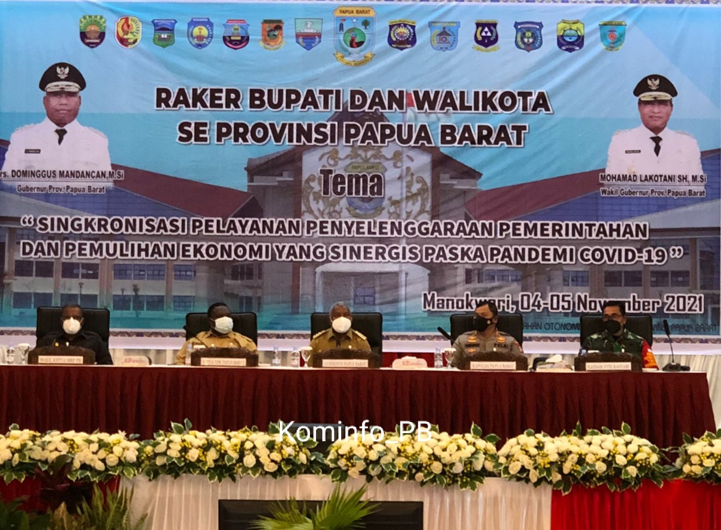 Gubernur Tekankan 4 Poin Saat Membuka Raker Bupati/Walikota Se-Papua Barat