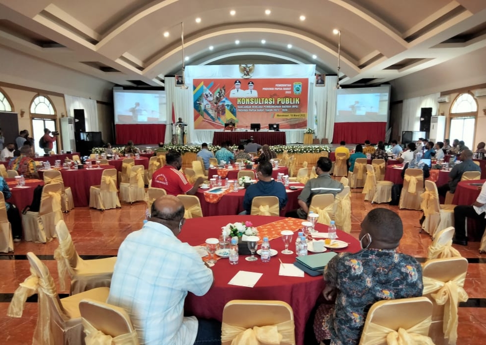 Pemerintah Papua Barat Gelar Konsultasi Publik Rencana Pembangunan Daerah 2023-2026