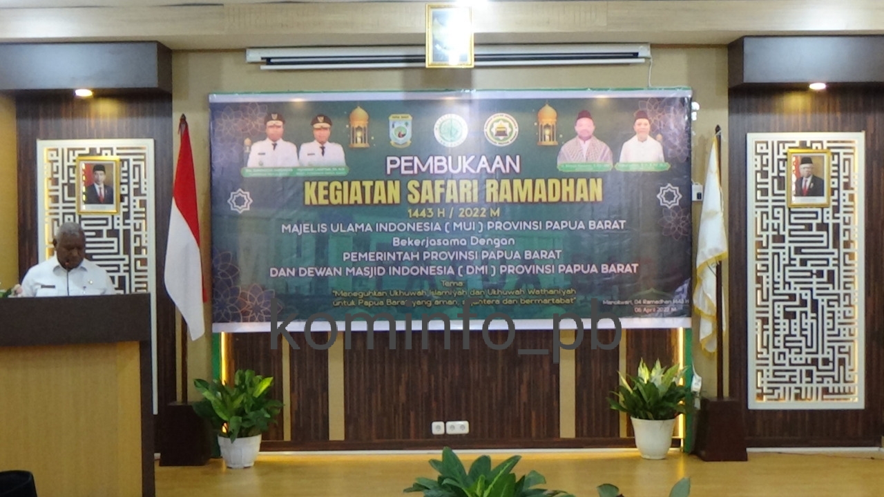 Gubernur Papua Barat Buka Safari Ramadhan 1443 H - 2022 M