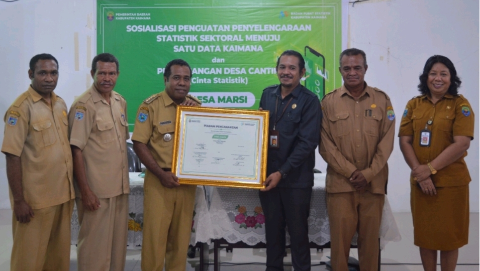 BPS Kaimana Sosialisasi Penguatan Statistik Sektoral dan Canangkan 