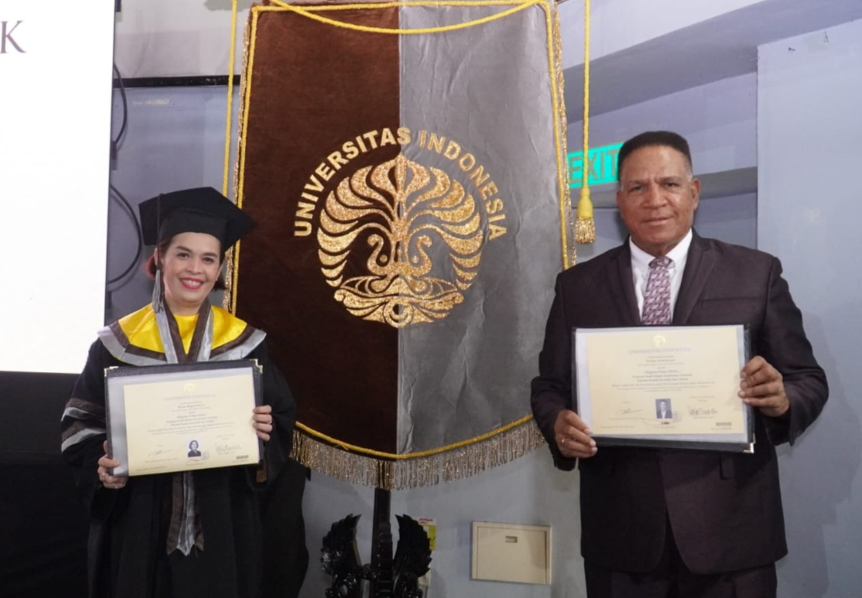 Pj. Ketua TP PKK Papua Barat Ny. Roma Waterpauw Sandang S2 di Universitas Indonesia