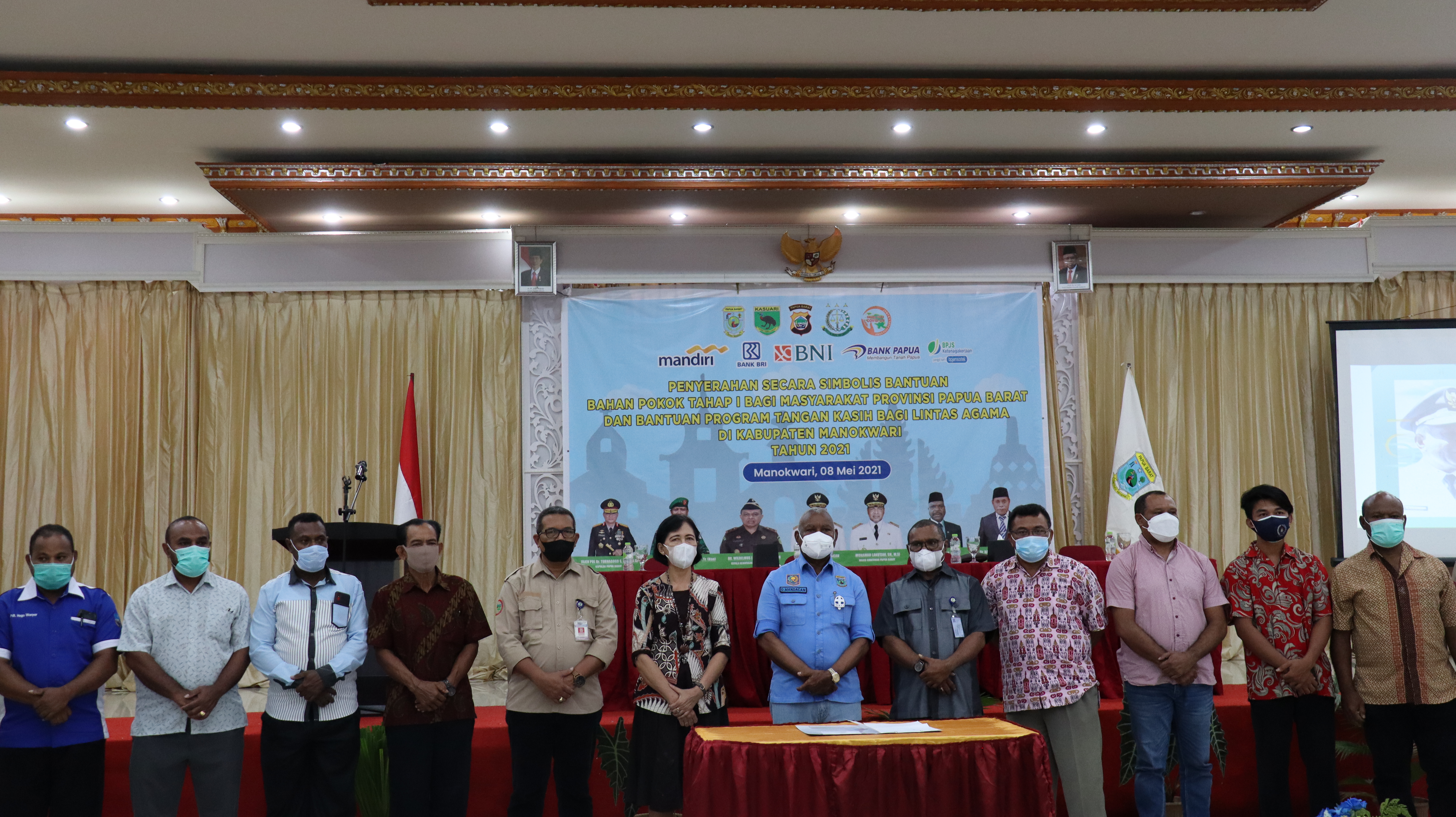 Pemprov Papua Barat Tuntaskan Pembagian  Bapok Tahap I di Kabupaten Manokwari