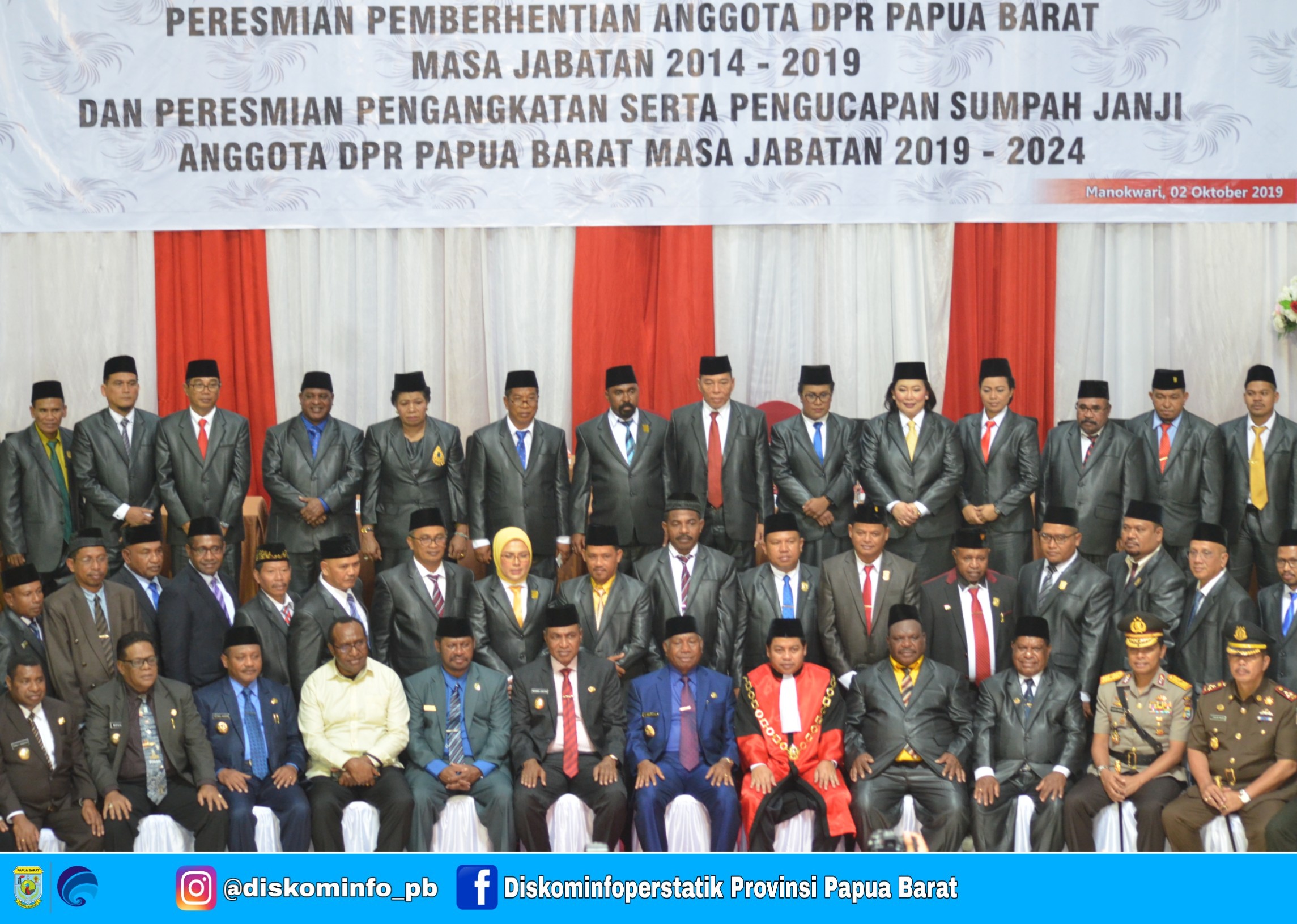 Pengangkatan Anggota DPR Papua Barat Masa Jabatan 2019 - 2024