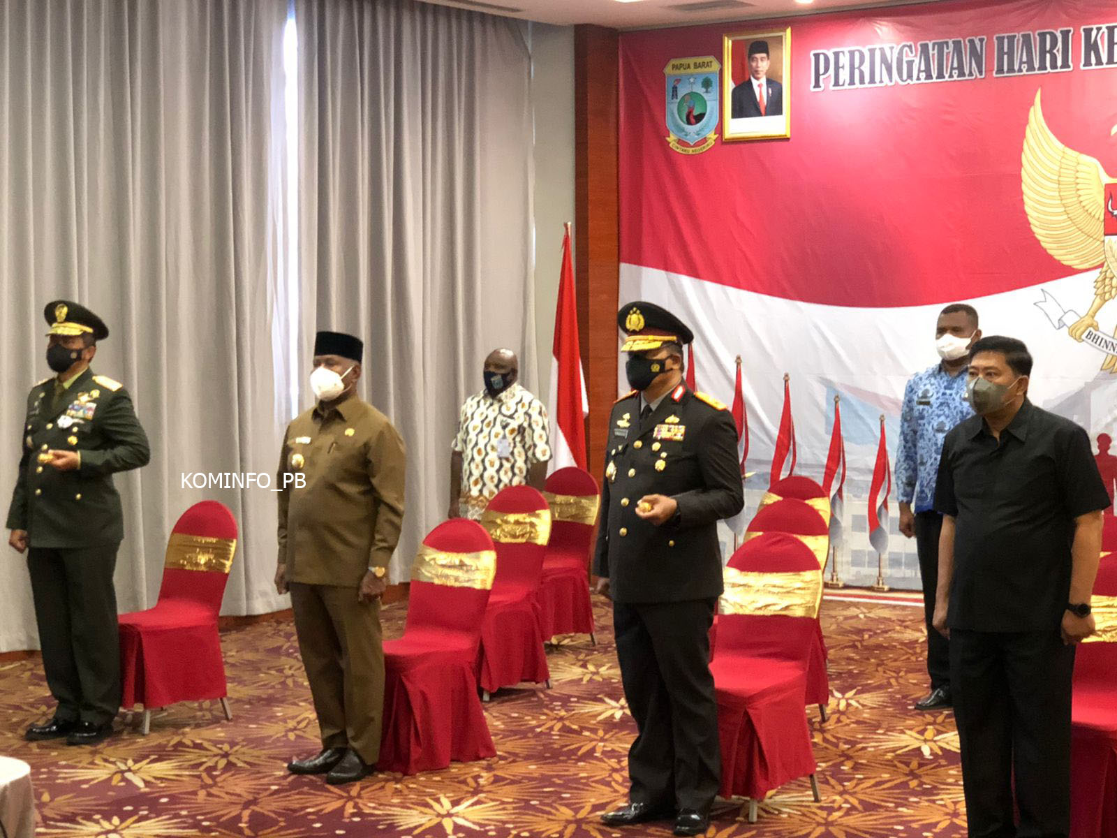 Gubernur Papua Barat Ikuti Upacara Hari Kesaktian Pancasila Secara Virtual
